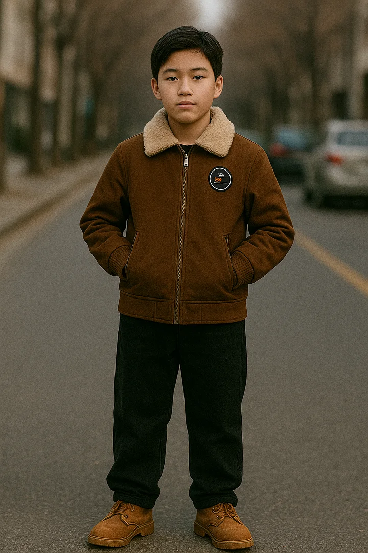 Leather Kid's Jacket S