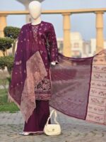 EMBROIDERED SUIT 3PCs