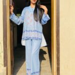 Blue Kurta with Palazo